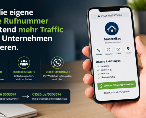 Mobilrufnummer als digitale Visitenkarte