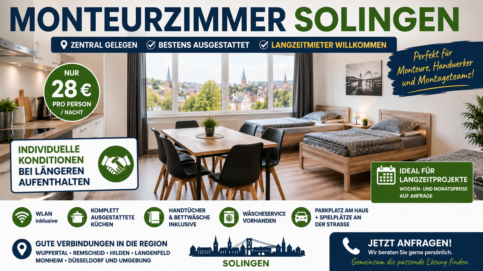 Monteurzimmer Solingen